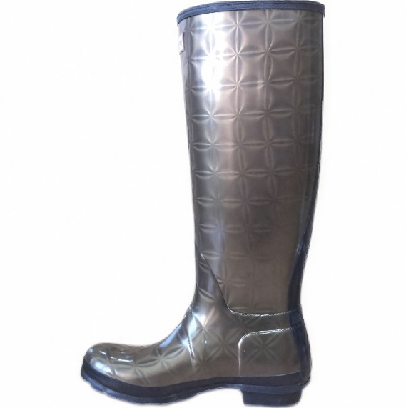 Męskie buty przeciwdeszczowe z gumy z wytłoczonym 3D wzorem Patcus